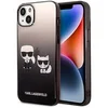 Image de Coque arrièreen polycarbonate/TPU pour iPhone 14 Plus - transparent/noir