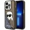 Image de Liquid Glitter NFT Karl's Head - Coque pour iPhone 14 Pro Max (Noir)