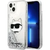 Image de Liquid Glitter NFT Choupette Head - Coque pour iPhone 14 Plus (Argent)