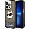 Image de Liquid Glitter NFT Choupette Head - Coque pour iPhone 14 Pro Max (Noir)