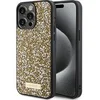 Image de Coque pour iPhone 15 Pro - Logo en métal strass (GUHCP15XPFGSBSD) - Jaune