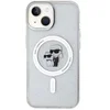 Image de Coque MagSafe iPhone 15 Plus Pailleté Karl et Choupette Ultra Résistant Transparent