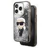 Image de Coque Glitter Ikonik à paillettes flottantes pour iPhone 15 Pro - Argent