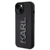 Image de Coque pour iPhone 15 3D Rubber Karl Glitter Noir