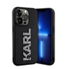 Image de Coque pour iPhone 15 Pro 3D Rubber Karl Glitter Noir