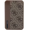 Image de Powerbank 5000mAh 15W avec Motif 4G et Logo en Métal Marron