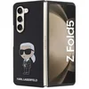 Image de Coque pour Galaxy Z Fold5 en Silicone Rigide Ikonik Noir