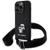 Image de Karl Lagerfeld Coque De Téléphone Saffiano Crossbody Strap Metal Karl And Choupette Iphone 15 Pro One Size
