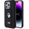 Image de Coque pour iPhone 15 Pro - Saffiano Gripstand (KLHCP15LGSACHPK) - Choupette Pins