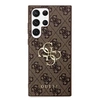 Image de Coque Arrière pour Samsung Galaxy S24 Ultra à Motif 4G Elégant Marron