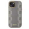 Image de Coque pour iPhone 15 Compatible MagSafe Motif à Carreaux Ultra-Chic Beige