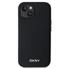 Image de Coque pour iPhone 15 MagSafe Elégante avec Logo en Métal Noir