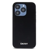 Image de Coque pour iPhone 15 Pro MagSafe Elégante avec Logo en Métal Noir