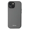 Image de Coque pour iPhone 13 MagSafe Elégante avec Logo en Métal Gris