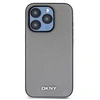Image de Coque pour iPhone 15 Pro Max MagSafe Elégante avec Logo en Métal Gris