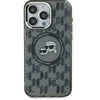 Image de Coque pour iPhone 15 Plus - IML MagSafe (KLHMP15MHMCMCKKMHMHK) - Monogramme Tête Karl&Choupette
