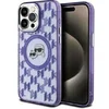 Image de Coque pour iPhone 15 Pro - IML MagSafe (KLHMP15LHHMCKKMHU) - Monogramme Violet Tête Karl&Choupette
