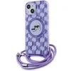 Image de Coque pour iPhone 15 / iPhone 14 / iPhone 13 - IML Crossbody MagSafe (KLHMP15SHCKCKCKLCU) - Violet Mono Karl&Choupette