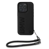 Image de Coque de Protection pour iPhone 16 Pro avec Sangle Noir