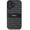 Image de Coque pour iPhone 16 Edition Repeat Pattern Tonal Stripe avec Logo Métallisé Noir