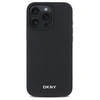 Image de Coque pour iPhone 16 Pro MagSafe Elégante avec Logo en Métal Noir