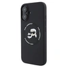 Image de Coque pour iPhone 16 MagSafe Antichocs Chic avec Motif Karl et Choupette Noir