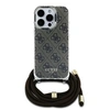 Image de Coque Arrière pour iPhone 16 Pro avec Bandoulière Imprimée IML 4G Marron