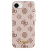 Image de Coque MagSafe pour iPhone 16e Imprimé Peony Script Logo en relief Marron clair