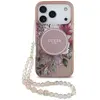 Image de Guess Coque De Téléphone Iml Flowers Pearl Strap Magsafe Iphone 17 Pro One Size