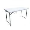 Image de Table de réception pliante 4 personnes 122 cm Structure en acier et Plateau en Polyéthy
