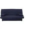 Image de Banquette clic clac 3 places Tissu foncé Style Contemporain L 190 P 92 cm DREAM B