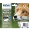 Image de Multipack T1285 Renard Cyan Magenta C13T12854012 Noir