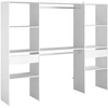 Image de Kit dressing ARTIC Décor 2 colonnes 2 penderies 2 tiroirs L 220 P 40 H 180 cm
