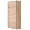 Image de ACADEMICA Armoire d angle Décor chene sonoma Contemporain Chambre L 80 5 cm Marron