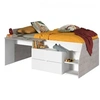 Image de Lit combiné enfant contemporain KIM loft et l 90 L 190 ou 200 cm Multicolo