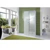 Image de Armoire 2 portes battantes miroir brillant L 91 P 56 H 199 cm TRIO Blanc