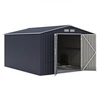 Image de Abri de jardin en métal 8 84 m² 277 319 202 cm VELASCO Kit d ancrage inclus 2 port