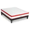Image de Ensemble Matelas SUPREME Mémoire et sommier tissu - 24 cm d'épaisseur - Accueil ferme, soutien ferme