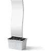 Image de Fontaine d'extérieur vague en acier inoxydable - H.130 cm - Argenté - HOKI