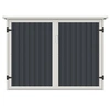 Image de Abri à vélo métal en acier galvanisé gris anthracite 4 m² pour 4 vélos - NIKI