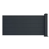 Image de Extension de clôture à poser H89 x L189 cm en aluminium anthracite - NAZARIO