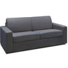 Image de Canapé 3 places convertible express en tissu gris anthracite COGLIO