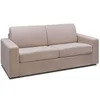 Image de Canapé 3 places convertible express en tissu beige COGLIO