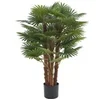 Image de Arbre artificiel palmier - H.93 cm - Vert - RHAPIS