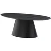 Image de Table basse placage frêne - Noir - ANTELADA