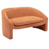 Image de Canapé 2 places en tissu terracotta OSSANA
