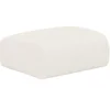 Image de Pouf en tissu bouclette blanc POGNI de Maison Céphy