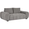 Image de Canapé 3 places en tissu texturé gris BERENIA
