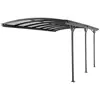 Image de Extension pour carport pergola autoportant en aluminium - 1 voiture - L505 x H239 cm - 15,15 m² - Gris anthracite - BARESA