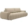 Image de Canapé 4 places convertible en tissu beige FRIDORA